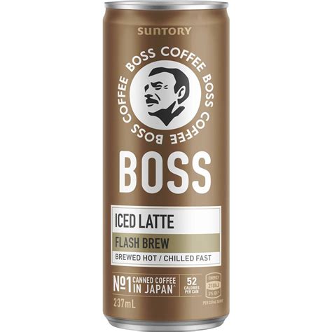 Suntory Boss Coffee Iced Latte 237ml Woolworths