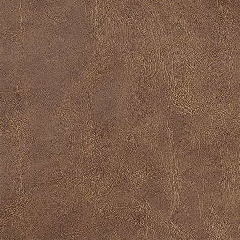 Desert Beige Distressed Plain Breathable Leather Texture Upholstery