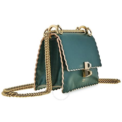 Fendi Ladies Dark Green Crossbody Bag Fendi Handbags Jomashop