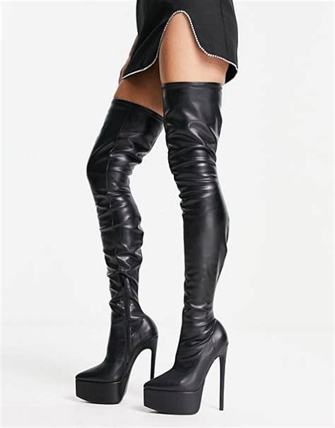 Leather Thigh High Boots Vlrengbr