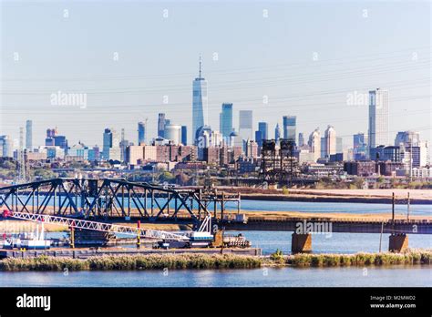Kearny Usa October 27 2017 Industrial View Of New Jersey With