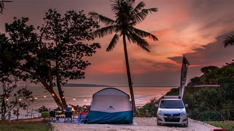 Sari Ater Beach Camping Park Karang Nini Pangandaran YouTube