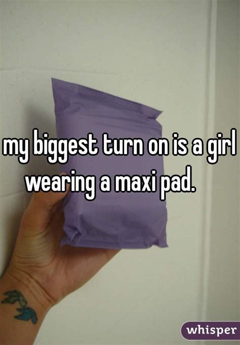 girls wearing maxi pads quotes marco