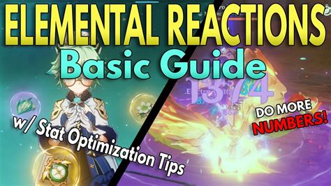 A Basic Guide To Elemental Reactions And Damage Scaling Tips Genshin
