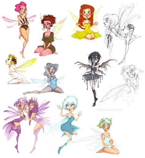 Fairies By Fukari On Deviantart Fairy Art Cartoon Art Character Design