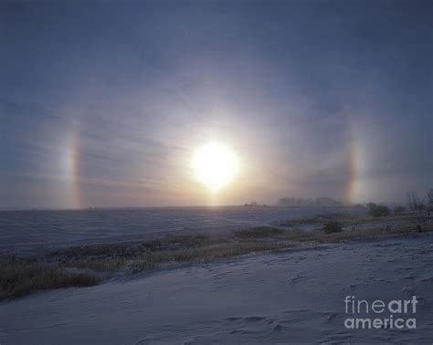 Solar Halo And Sundogs In Southern Photograph By Alan Dyer Fine Art