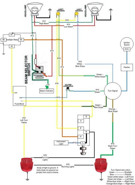 Ford Turn Signal Switch Wiring Diagram Colorin