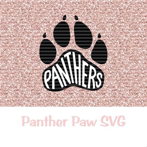 Panther Paw Svg Etsy