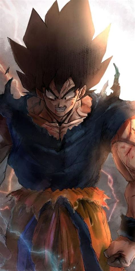 Goku Powering Up In 2022 Painting Anime Art