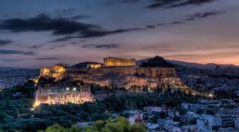 Top Athens Greece At Night Wallpapers