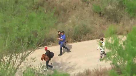 Watch Today Highlight Aerial Images Capture Surge Of Migrants At Southern Border