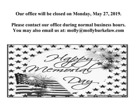 Office Closed Molly Burke Law Office Pllc