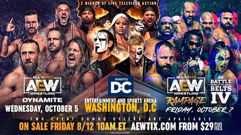 All Elite Wrestling On Twitter Aew Returns To Washington Dc For 2