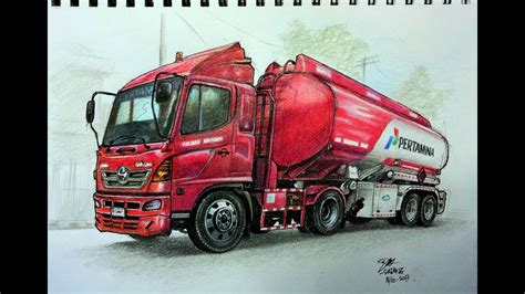 Cara membuat kabin miniatur truk dan bember dari kayu limbah jangan lupa subscribe, like. Sketsa Gambar Truk Hino - Gambar Mewarnai