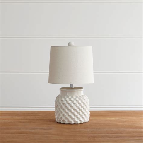 Guaranteed low prices on all modern lighting, furniture and accessories + free shipping on most orders! Rati Small White Table Lamp + Reviews | Crate and Barrel ...