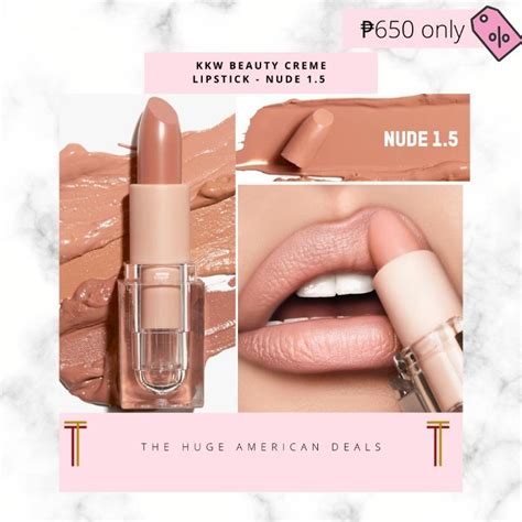 Kkw Beauty Creme Lipstick Nude Beauty Personal Care Face