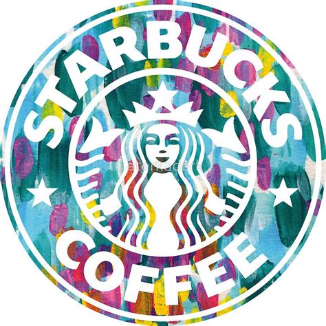 Painted Starbucks Logo By Aterkaderk Starbucks Logo Starbucks