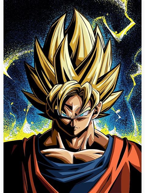Dragon Ball Goku Poster By Nikita Abakumov Displate D