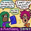 Types of Irony: Definitions and Examples, Illustrated - Drawings Of...