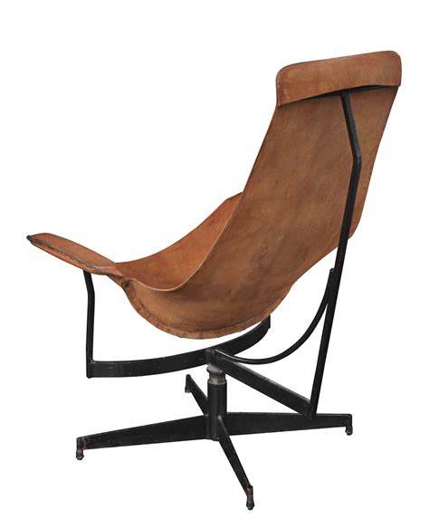 Pair Of Swivelling Leather Sling Chairs By William Katavolos Sold Lobel Modern Nyc