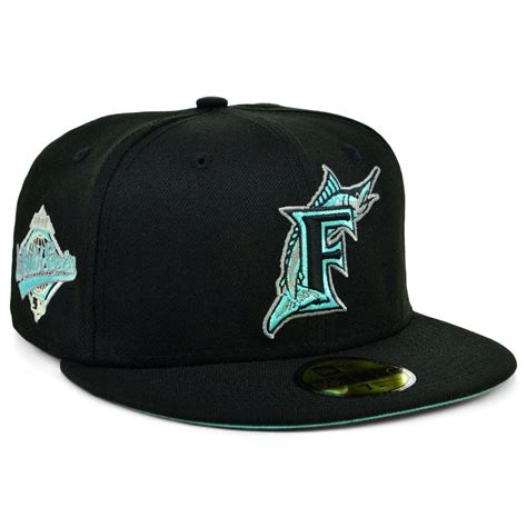 New Era Miami Marlins Fitted Hats Florida Marlins 59fifty Fitted Caps