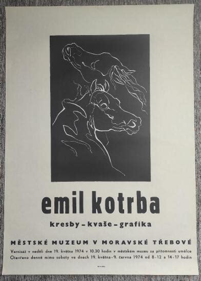 Emil Kotrba Plakát K Výstavě Aukro