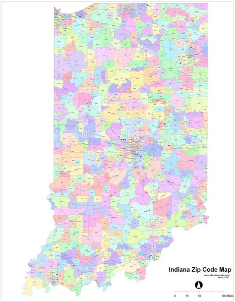 32 Indiana Area Codes Map Maps Database Source