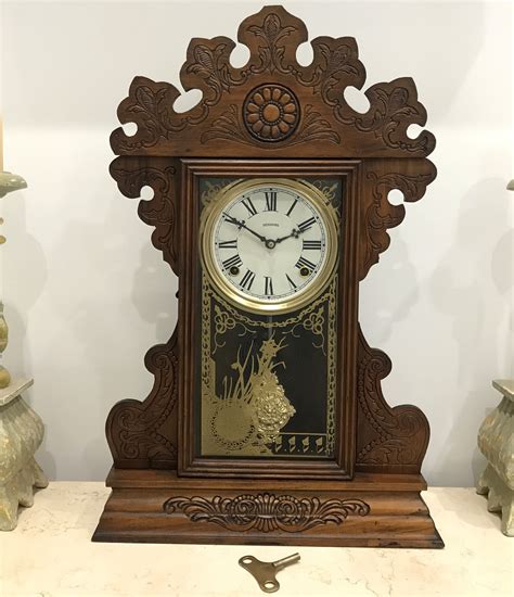 Antique Sessions Usa Cottage Mantel Clock 1613 Clock Antique