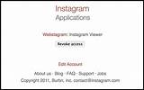 Instagram Manage Applications Pictures