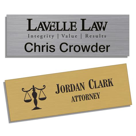 Engraved Full Color Plastic Name Badges Custom Engraved Plastic Name Tags