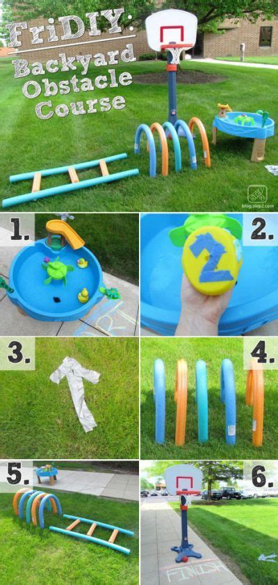 Diy Backyard Obstacle Course Kids Obstacle Course Backyard