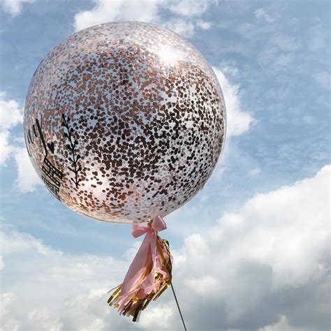 Check spelling or type a new query. 36 inch 1cm Confetti Balloons - Metallic Rose Gold Confetti Balloons - Misty Daydream