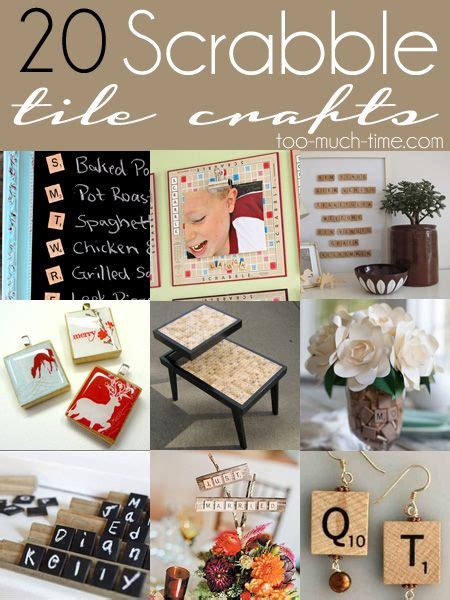 1000 Images About Scrabble Crafts On Pinterest Diy And
