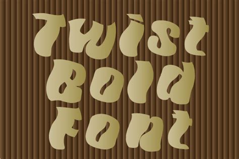Twist Bold Font By Timhar Designer · Creative Fabrica