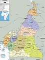 Detailed Political Map of Cameroon - Ezilon Maps