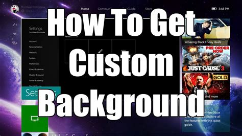 How To Get Custom Background On Xbox One Youtube