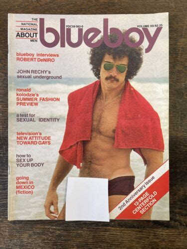 Gay Vintage Playgirl Style Magazine Blueboy 1977 Vg Rare Ebay