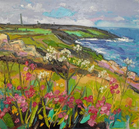 By Judith Bridgland Part Of Cornish Landscape Exhibition Landscape