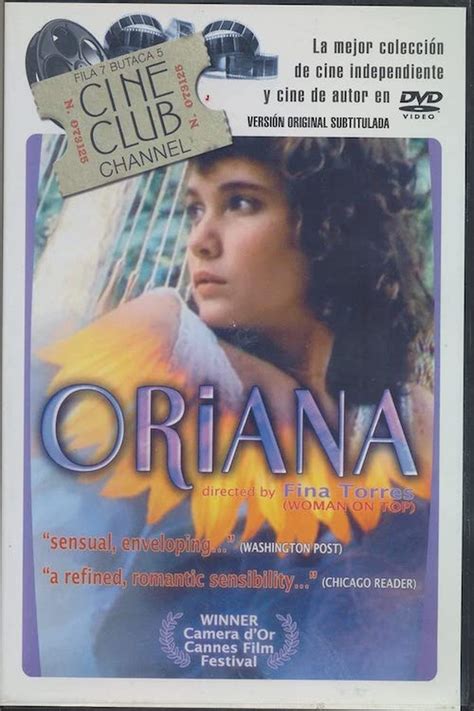 Oriana Película 1985 Tráiler Resumen Reparto Y Dónde Ver