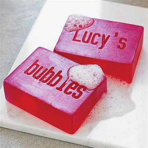 Set Of Two Personalised Hand Soaps By Suzy Hackett