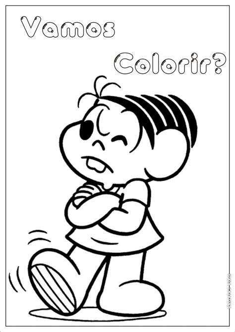 Desenhos Turma Da Mônica Para Colorir