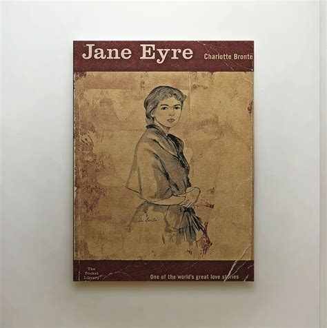 Jane Eyre Art First Edition Classic Book By Daretodreamprints