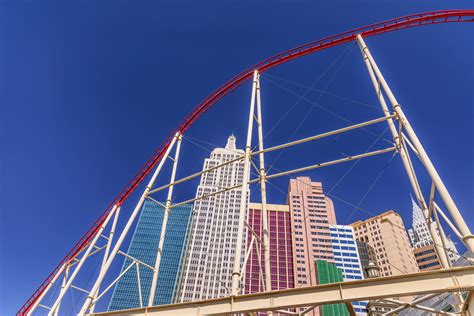 The Roller Coaster New York New York Las Vegas Usa Foto And Bild