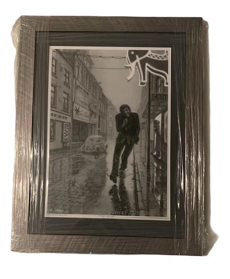 Sold Price Klaus Voormann Official Framed Keith Moon Art Certified