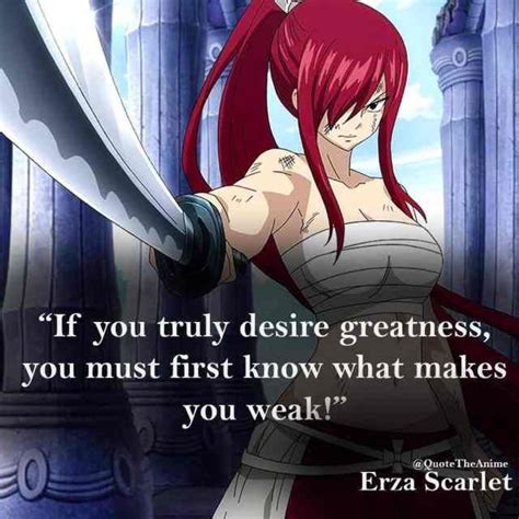 Powerful Erza Scarlet Quotes Erza Scarlet Anime Life Anime