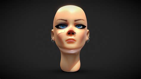 female head buy royalty free 3d model by doncha magoso [cd238ec] sketchfab store