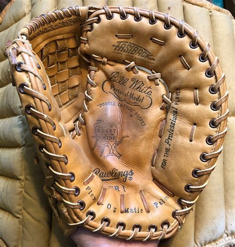 Bill White Rawlings Xfb1 Personal Model Front Base Mitts Rawlings