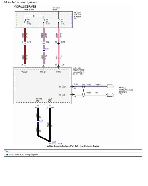 Ford Truck F650 F750 Wiring Diagrams 2019