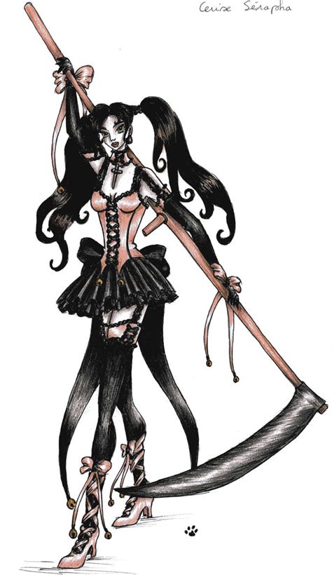 Scythe Girl By Sombrefeline On Deviantart