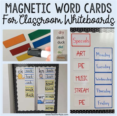 The Best Magnetic Word Cards For Classroom Whiteboards Nylas Crafty